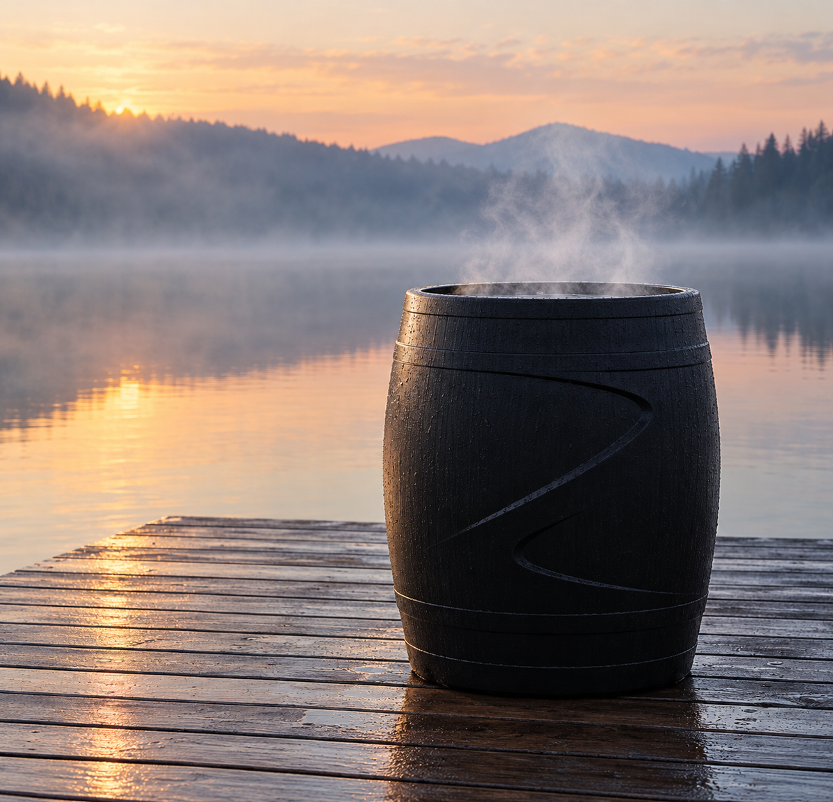 Dreampod Cold Plunge Barrel with Chiller
