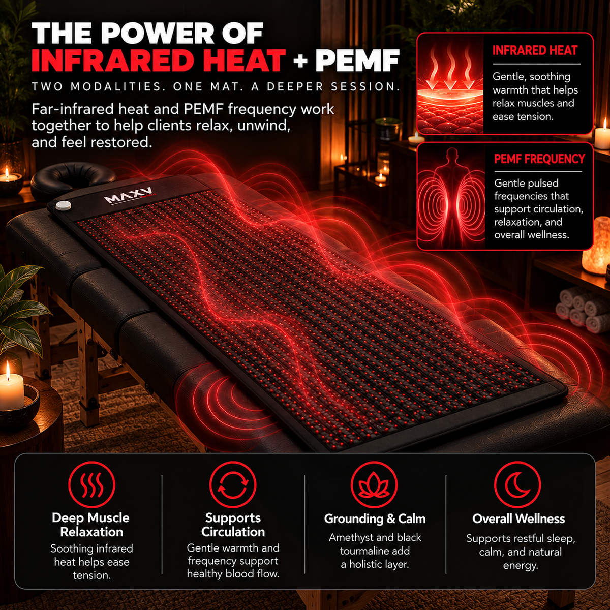 MV Infrared PEMF Mat