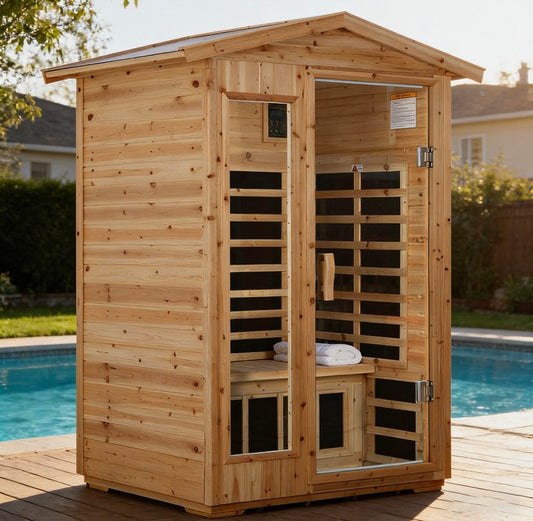 Outdoor 2-Person Infrared Sauna